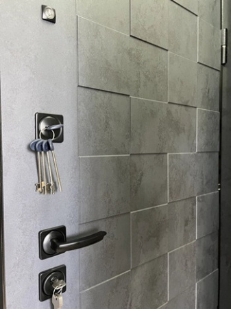 QUADRO (КВАДРО) БЕТОН ГРАФИТ ТЁМНЫЙ(ЗЕРКАЛО)